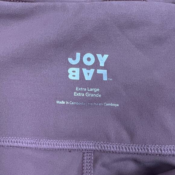 JoyLab Women's High-Rise Criss Cross Waistband Mocha Leggings - XL - NWT - Picture 3 of 7